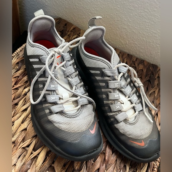 Nike Other - Nike Air Max Youth Size 3.5 Y Axis Sneakers Grey Orange Low Top